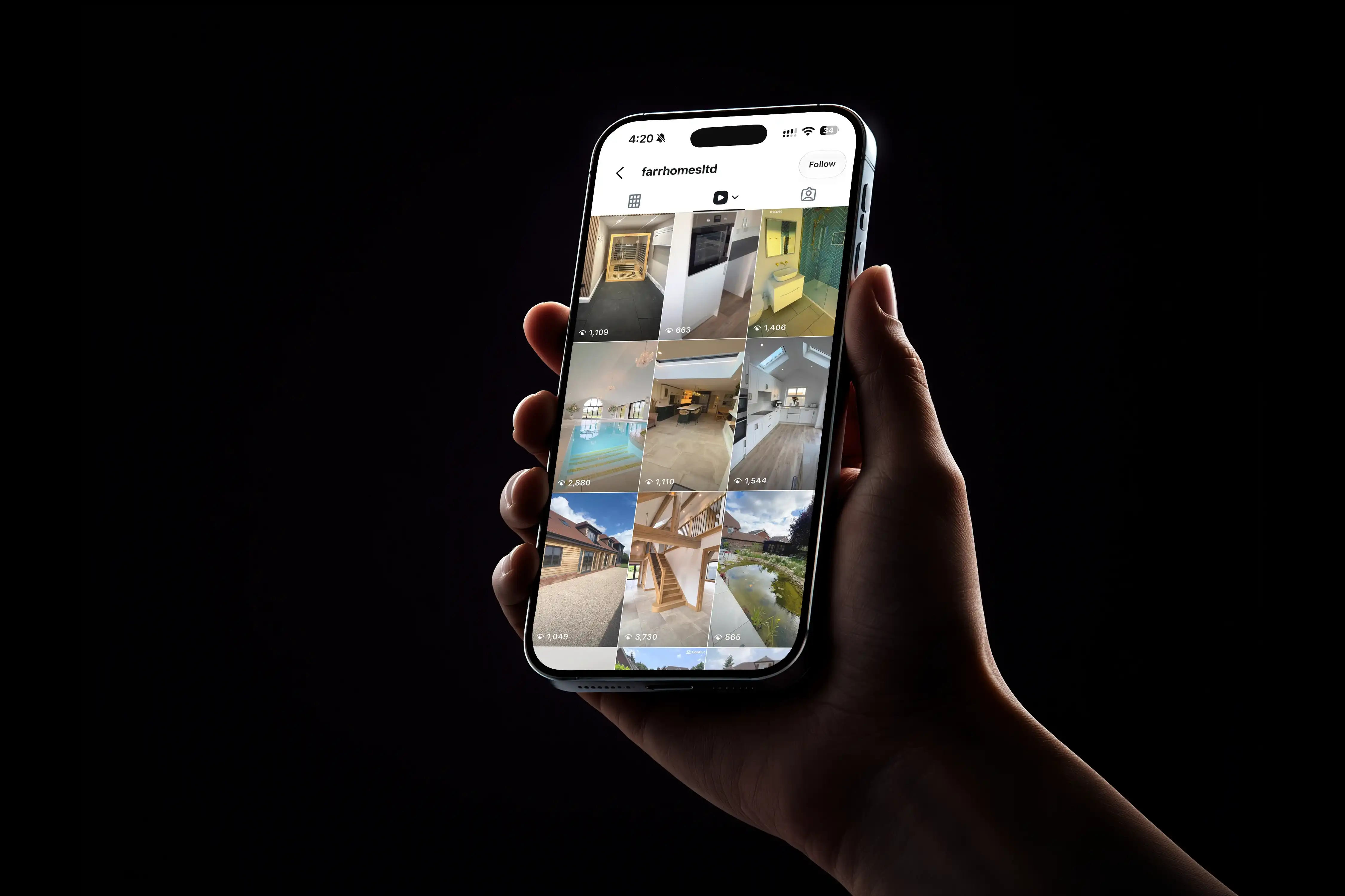 The Arch & Atelier website on desktop
